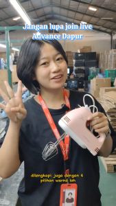 ADVANCE - Hand Mixer Alat Pengaduk Adonan Pengocok Telur 7 Kecepatan Otomatis (MX-133) Free Ongkir