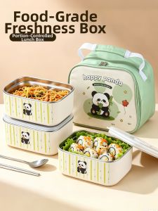 YOULUNMEI | Food-Grade Stainless Steel Meal Box Refrigerator Bento Box