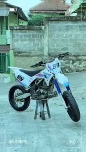 DECAL KAWASAKI KLX GORDON SUPERMOTO KEREN DECAL SUPERMOTO KLX GORDON BISA CUSTOM