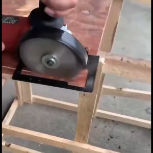 Toolshub Adjustable Angle Grinder Stand for Metal Cutting with Heavy Duty Base and Protective Cover