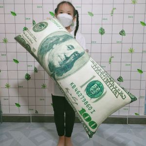 GỐI ÔM DÀI HÌNH TỜ TIỀN MỀM MỊN NHIỀU SIZE GỐI NẰM NGỦ CHO BÉ CAO CẤP MẪU MỚI