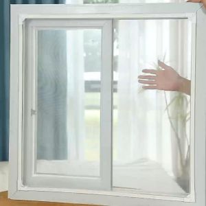 Can be tailored (DIY) Magnetic Mosquito Net Magnetic Insect Screen Steel Aluminum Wood Window Mesh Magnet Jaring KenShi 磁性蚊网 Mosquito Net For Patio Mosquito Netting Fabric - Lazada