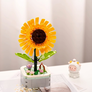 Bộ Đồ Chơi Lắp Ráp Hình Hoa Cho Người Lớn DIY Handmade Decorative Gifts for Bé Gáifriend Quality Plastic Building Blocks