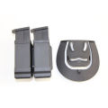 Tactical Double Single Magazine Mag Pouch for Glock 17 Beretta M9 Sig ...