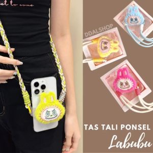 Tali Lanyard hp Gantungan Labubu Aksesories Handphone Lucu Selempang Aesthetic