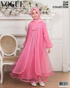 ABAYA TUTU ANAK LUCU SHAFYNA 5 DAN 8 TAHUN BY LABELLA GAMIS ANAK EKSLUSIF GAMIS ANAK TUTU CANTIK MEWAH