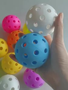 3/6/12pcs Indoor Pickleball Balls 26 Holes Colorful and Durable Pickleballs 72mm Training Ball Practice Competition Pickleball