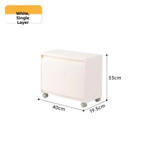 Wheeled Multi-layer Storage Cabinet