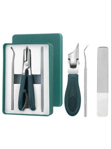 Bộ 3 Dụng Cụ Cắt Móng Tay Hình Mỏ Đại Bàng Có Tấm Chắn Nước 25 °   Lưỡi Cong Thiết Kế Cạnh Vát Băng Rộng Dành Cho Ngón Tay Và Ngón Chân Máy Cắt Và Tỉa Bằng Thép Không Gỉ Siêu Sắc Bén