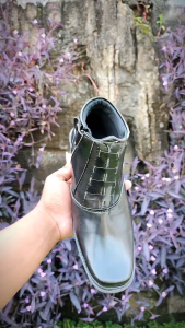 Sepatu PDH Boots Pria Kerja Resmi Dinas TNI POLRI Satpam Security SKPRN02