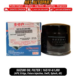 Filter Oli Suzuki Ertiga Original SGP - Saringan Oli Mobil Suzuki - Filter Oli  APV / Ertiga / Baleno / Swift / Splash / Esteem - Filter Oli Mobil Suzuki APV/Ertiga/Swift/Splash/Futura Injection SGP Original 16510-61J00