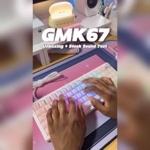 GMK67 65% Keyboard KitHot-Swappable Bluetooth 5.0/2.4G/Type-C Tri-Mode Wireless RGB Mechanical Keyboard PCB Mounting Plate Kit EVA Sound Insulation MatCustomized Keyboard Kit