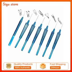 Titanium Alloy Capsulorhexis Forceps 23G Intraocular Ophthalmic Micro Instruments