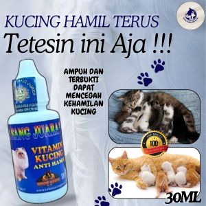 OBAT Anti Hamil Kucing Betina Ampuh 30ml