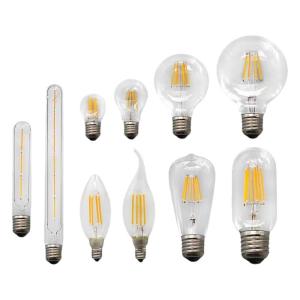 Edison LED Retro Bubble E27 Threaded Tungsten Warm Light Energy Saving ST64 Transparent Yellow Light Super Bright Bulb