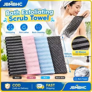 JBMBHC Korean Style Bath Exfoliating Towel 3D Weave Nylon Scrubber 100cm Long Strip Back Cleaner Soft Skin Care Shower Tool For Men Women