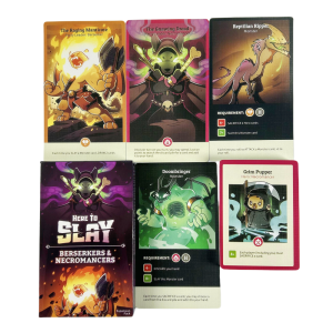 Here to Slay Card Game Here to Sleigh Holiday Expansion Pack Strategic Role Playing Card Game 2-6 Player