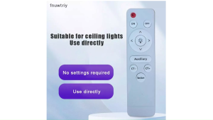 Điều khiển từ xa hồng ngoại Đèn quạt LED điều chỉnh độ sáng vô cấp
