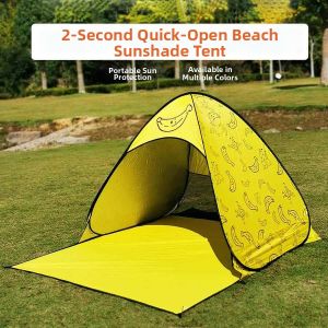 Automatic Easy-up Beach and Outdoor Sunscreen UV Protection Tent