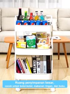 Rak Troli Besi Stainless Steel & Rak Penyimpanan