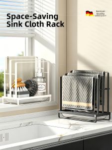 MADASHUAI | No-Drill Multiuse Kitchen Storage Organizer for Sinks