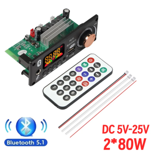 Bo Mạch Khuếch Đại Kỹ Thuật Số DIY 200W Tích Hợp Giải Mã MP3 Bluetooth 5.3 FM Công Suất Âm Thanh 100W Điều Khiển Âm Lượng Cho Loa Siêu Trầm Nghe Nhạc