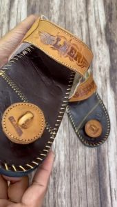 Sandal japit kulit sendal jepit elegan