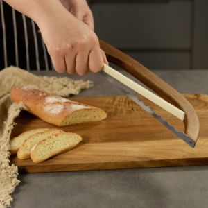 ZHUOLESHI | Simple Bread Cutting Tool Wooden