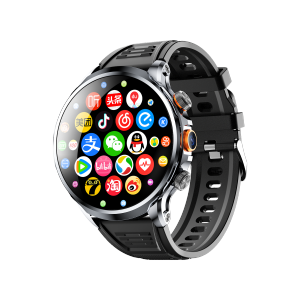 H18 Smart Watch 4G Android10.0 System GPS WIFI SIM Card Smartwatch 1.95 Large Spherical Screen HD Side Camera For Men Women