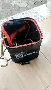 KALLA TaffSPORT Ember Lipat Mancing Ikan Folding Model Rope / Tempat hasil tangkapan ikan serbaguna