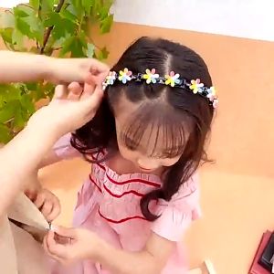 Bờm Kẹp Tóc Cho Bé Thiết Kế Nhiều Kẹp Tóc Nhỏ Quanh Bờm Băng Đô Phong Cách Hàn Quốc Hoạ Tiết Siêu Dễ Thương Mã PK-008