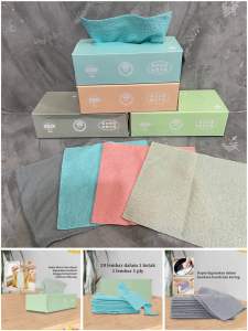 Tissue Dapur Multifungsi Isi 20Lembar Bisa Digunakan Kembali / Tisu Kain Lap Serap Minyak Pembersih Alat Dapur Serbaguna