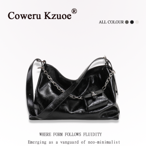 Large Capacity Premium Simple Black Tote Bag