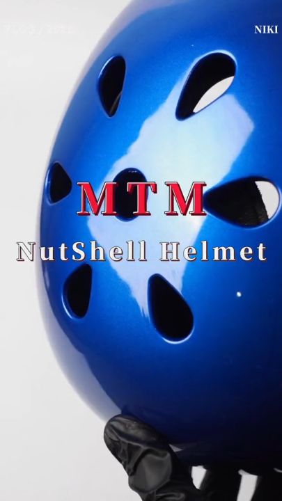 MTM Helmet NutShell Helmet S-01 Open Face Motorcycle and Bike Helmet Ventilation Free Size