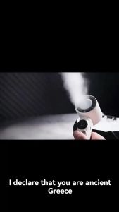 Mini Ice Fan 2025 Portable 100-Speed Turbo Handheld Fan USB Rechargeable Semiconductor Refrigeration With LED Display