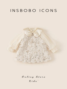 Princess Style Toddler Girl Outfit Spring Autumn Baby One Year Old Gift Dress Childrens Small Fragrance Wind Set Skirt