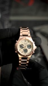 Jam Tangan Wanita Alexandre Christie Analog Digital AC 9400 LHBRGLG Light Grey Dial Rosegold Stainless Steel Strap