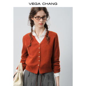 VEGA CHANG | Áo Cardigan Len Mới Thu Cho Phụ Nữ Bé Nhỏ