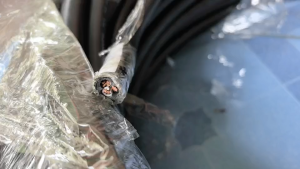 THAI YAZAKI สาย NYY 3x6 Sqmm ตัดยาว 10 เมตร หรือเลือกความยาวได้ครับ