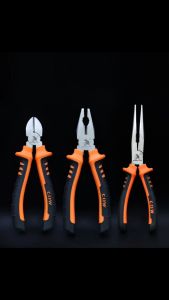 คีมตัดสายไฟ คีมปากแหลม 8 นิ้ว คีมปากจระเข้ คีมปากเฉียง คีมช่าง คีมอเนกประสงค์