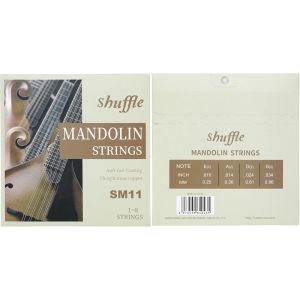 IRIN | Shuffle Mandolin String Phosphor Bronze Anti-corrosion Coating Beginners Professional Mandolin String Mandolin Accessories Parts