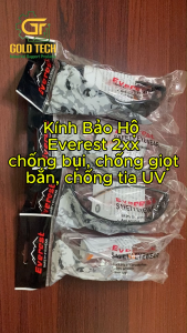 KÍNH BẢO HỘ EVEREST EV203 MÀU TRẮNG CHỐNG BỤI CHỐNG GIỌT BẮN CHỐNG TIA UV HIỆU QUẢ