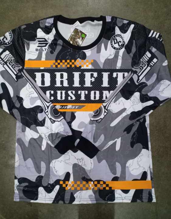 DRIFIT CUSTOM LONGSLEEVE MOTORCYCLE JERSEY IN FULL