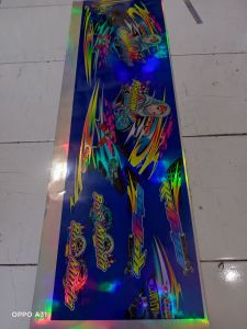 COD striping variasi Yamaha Vixion old biru tua Hologram Murah kualitas