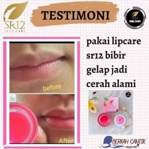 Lip care Cherry dan lip care natural sr12 lip gloss perawatan bibir