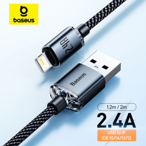 BASEUS | Baseus USB Cable For iPhone 14 13 12 Pro Max X XR XS 8 7 6s 6 iPad Fast Data Charging Charger USB Wire Cord Mobile Phone Cables