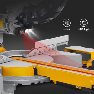 KOMIYA แท่นตัดองศาสไลด์ เลื่อยองศาสไลด์ 10 นิ้ว 2400 วัตต์ เครื่องตัดองศา แท่นตัดองศา รุ่นท๊อป GX-955U มอเตอร์ทองแดงแท้ 100% เลื่อยองศา สไลด์ Sliding Miter Saw แท่นตัดองศา สไลด