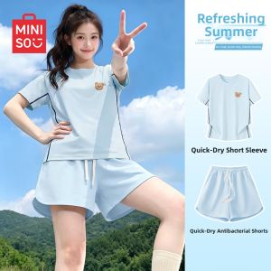 Miniso | Summer New Sport Quick-Dry T-Shirt Set