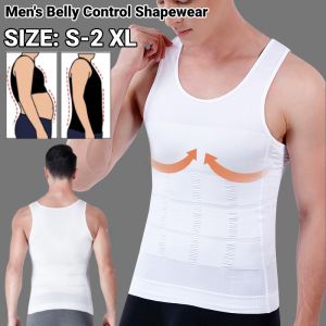 Mens Belly Control Shapewear Slimming Compression Vest Undershirt Seamless Waist Trainer Body Corset Tank Top