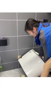 Seal Closet Duduk Universal 100mm-110mm Anti Bocor Bahan Silikon ABS Seal WC Duduk Anti Odor Toilet Flange Dengan Backflow Valve